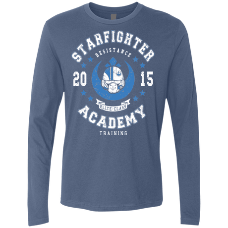 T-Shirts Indigo / Small Starfighter Academy 15 Men's Premium Long Sleeve