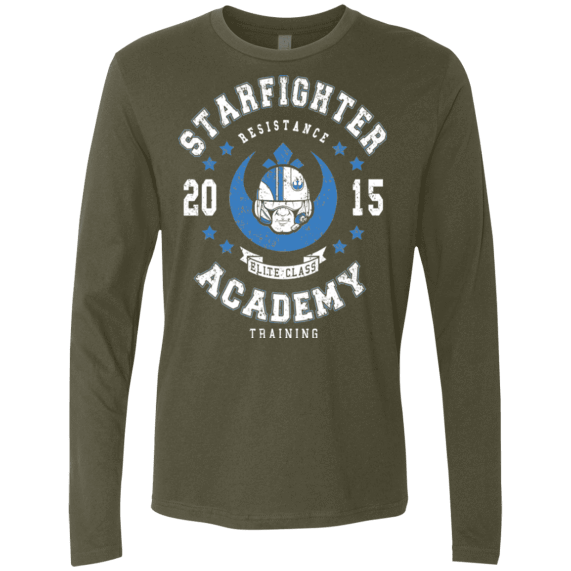 T-Shirts Military Green / Small Starfighter Academy 15 Men's Premium Long Sleeve