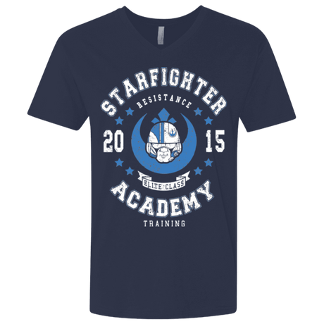 T-Shirts Midnight Navy / X-Small Starfighter Academy 15 Men's Premium V-Neck
