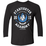 T-Shirts Vintage Black/Vintage Black / X-Small Starfighter Academy 15 Men's Triblend 3/4 Sleeve