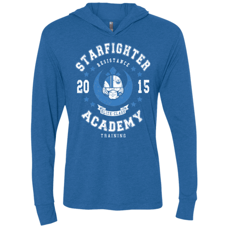 T-Shirts Vintage Royal / X-Small Starfighter Academy 15 Triblend Long Sleeve Hoodie Tee