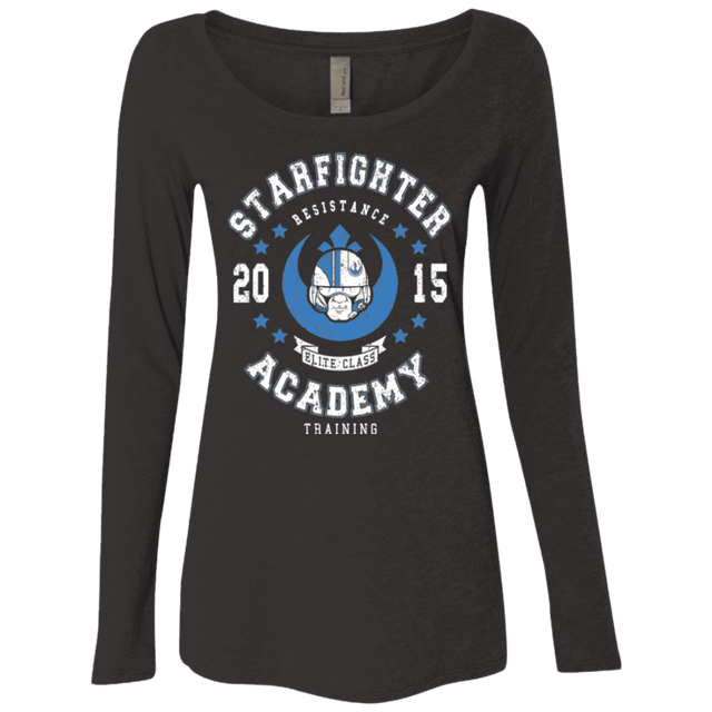 T-Shirts Vintage Black / Small Starfighter Academy 15 Women's Triblend Long Sleeve Shirt