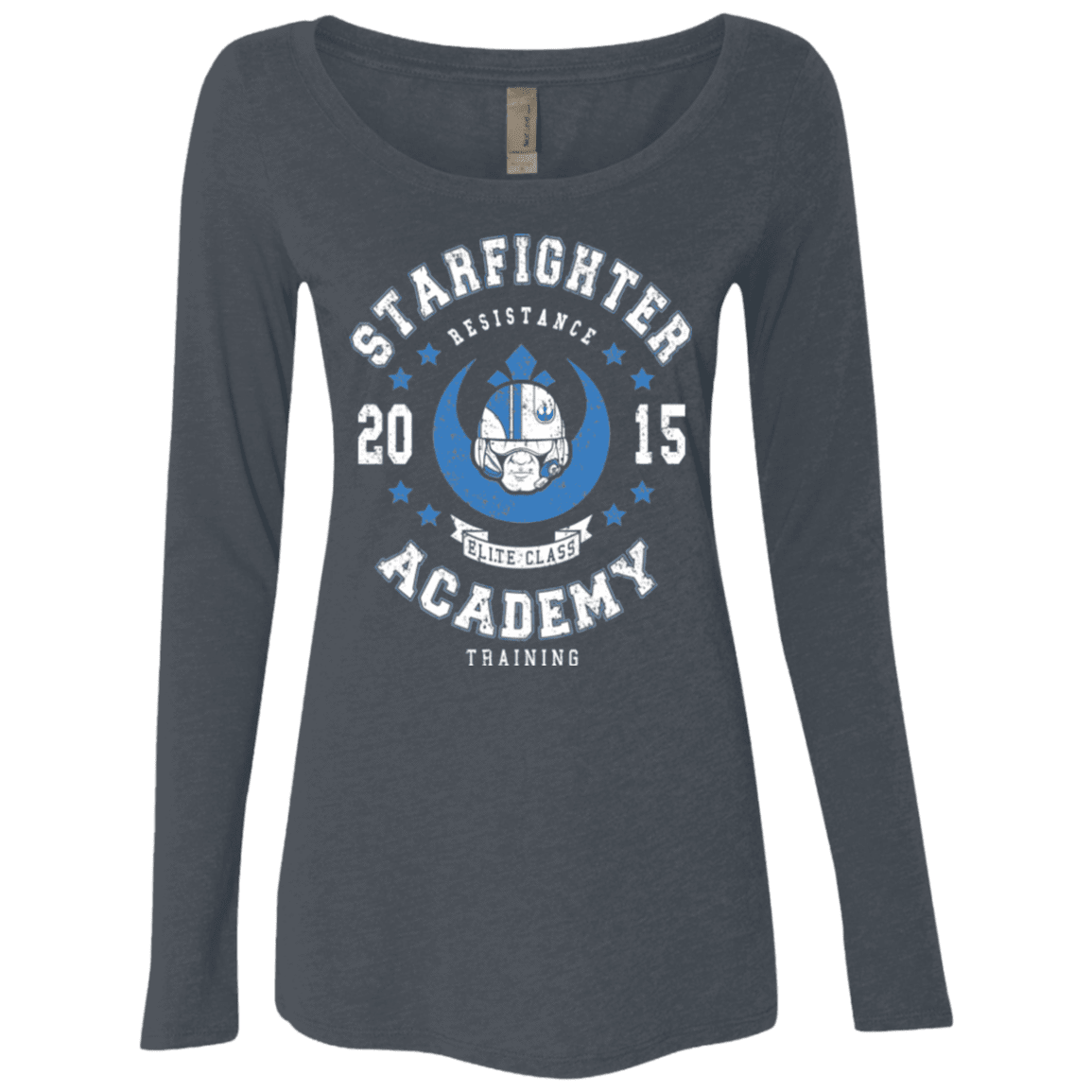 T-Shirts Vintage Navy / Small Starfighter Academy 15 Women's Triblend Long Sleeve Shirt