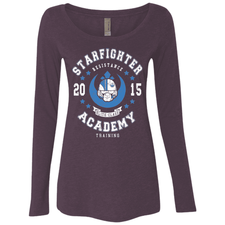 T-Shirts Vintage Purple / Small Starfighter Academy 15 Women's Triblend Long Sleeve Shirt