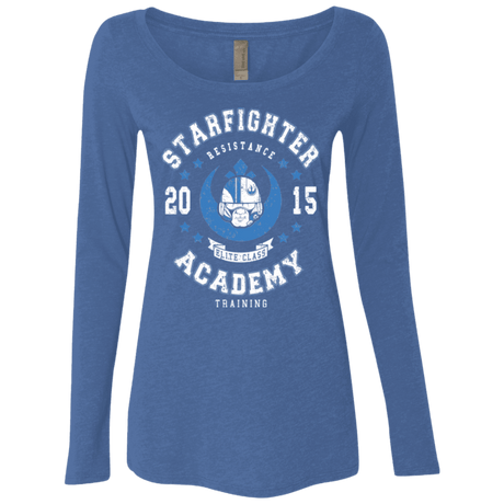 T-Shirts Vintage Royal / Small Starfighter Academy 15 Women's Triblend Long Sleeve Shirt