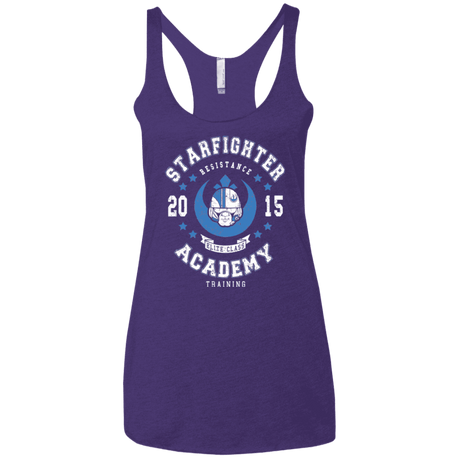 T-Shirts Purple / X-Small Starfighter Academy 15 Women's Triblend Racerback Tank