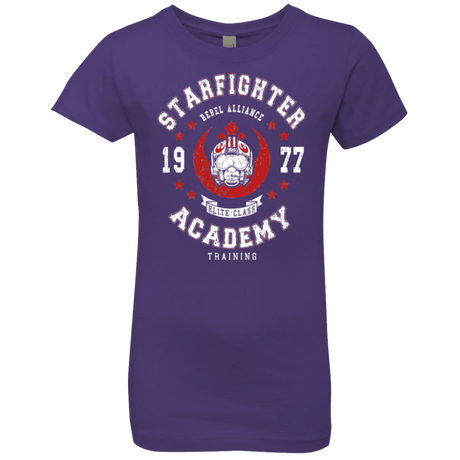 T-Shirts Purple Rush / YXS Starfighter Academy 77 Girls Premium T-Shirt