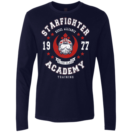T-Shirts Midnight Navy / Small Starfighter Academy 77 Men's Premium Long Sleeve
