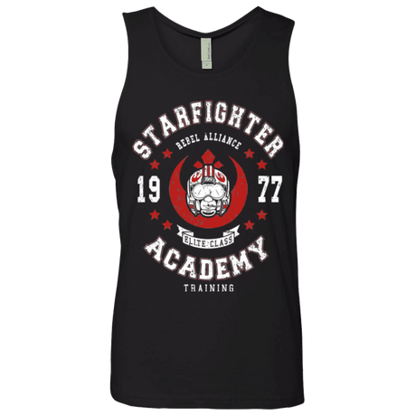 T-Shirts Black / Small Starfighter Academy 77 Men's Premium Tank Top