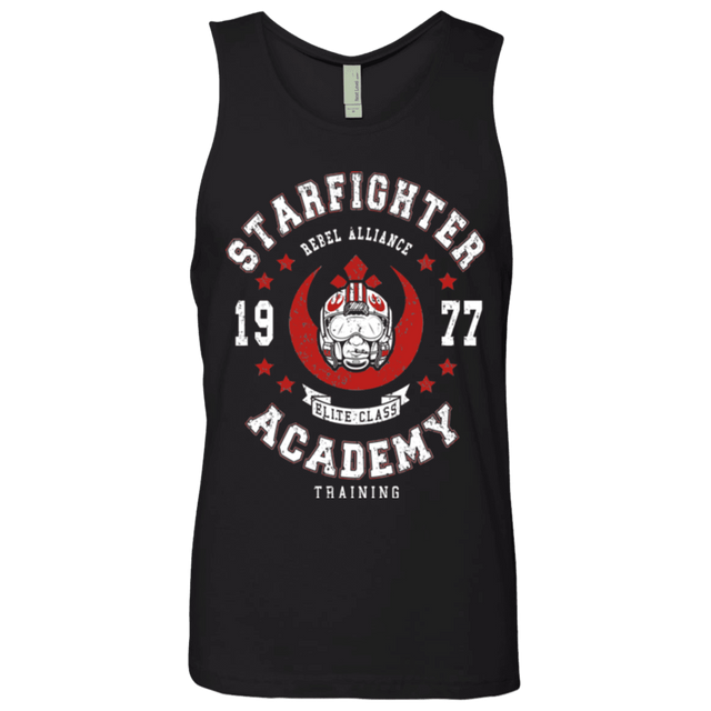 T-Shirts Black / Small Starfighter Academy 77 Men's Premium Tank Top
