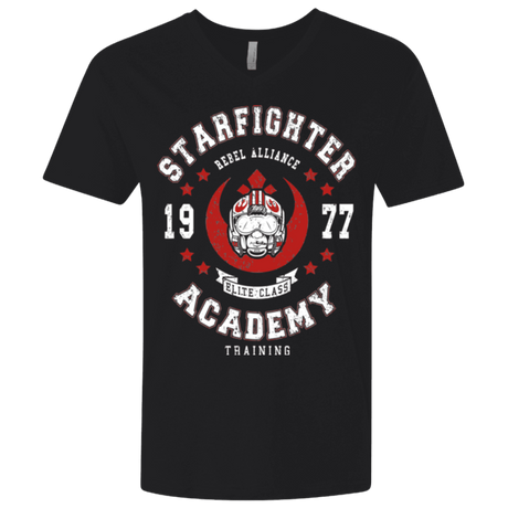 T-Shirts Black / X-Small Starfighter Academy 77 Men's Premium V-Neck