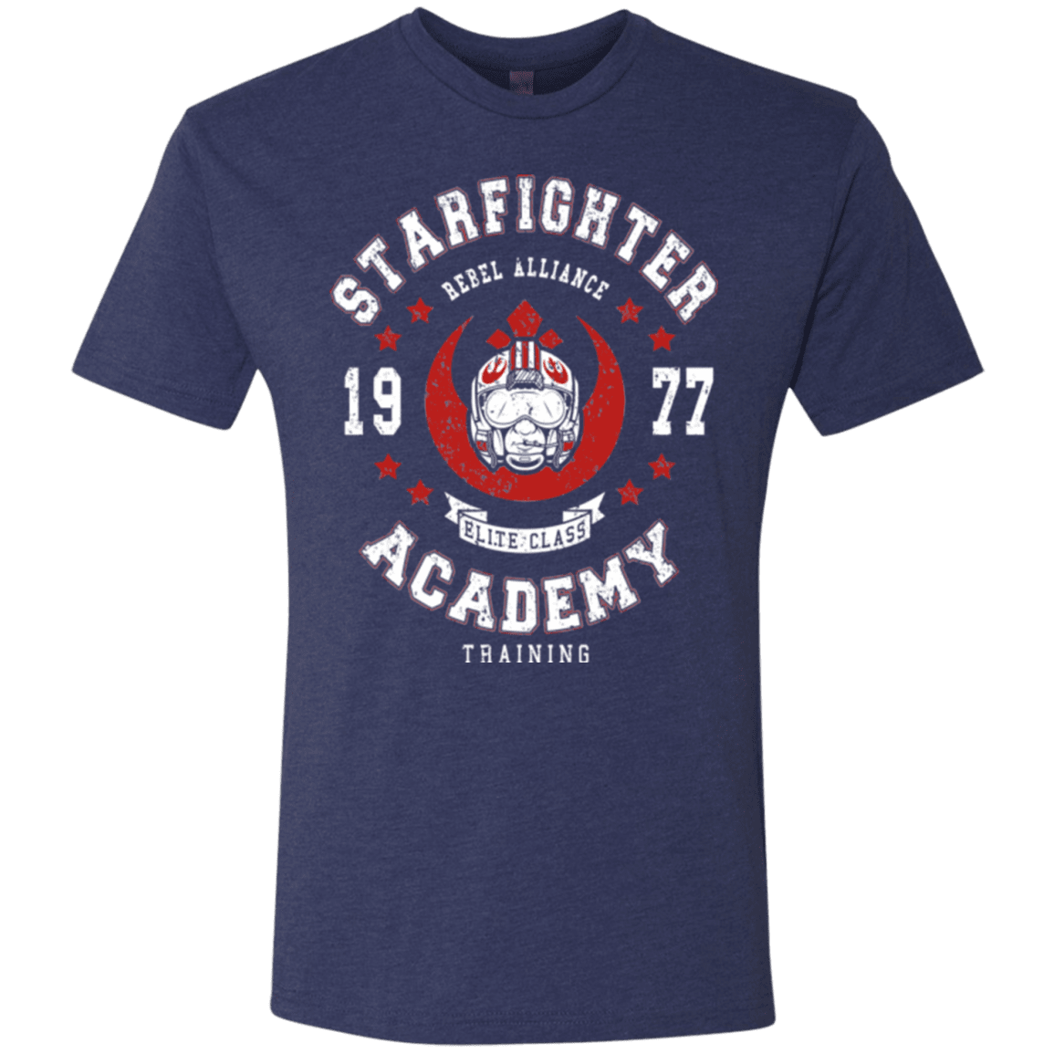 T-Shirts Vintage Navy / Small Starfighter Academy 77 Men's Triblend T-Shirt