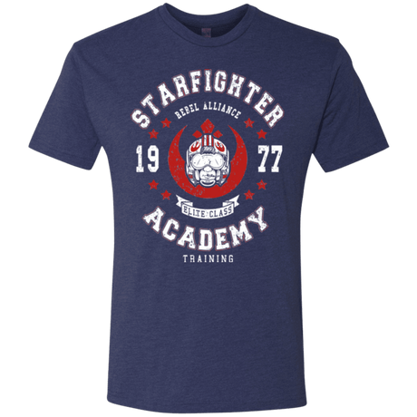 T-Shirts Vintage Navy / Small Starfighter Academy 77 Men's Triblend T-Shirt