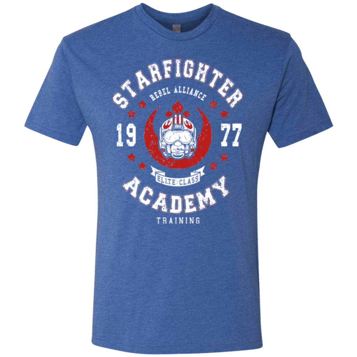 T-Shirts Vintage Royal / Small Starfighter Academy 77 Men's Triblend T-Shirt
