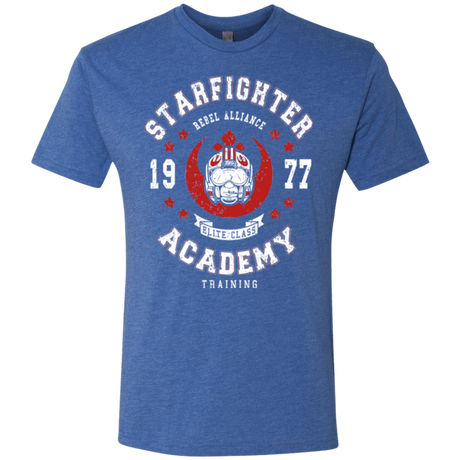 T-Shirts Vintage Royal / Small Starfighter Academy 77 Men's Triblend T-Shirt
