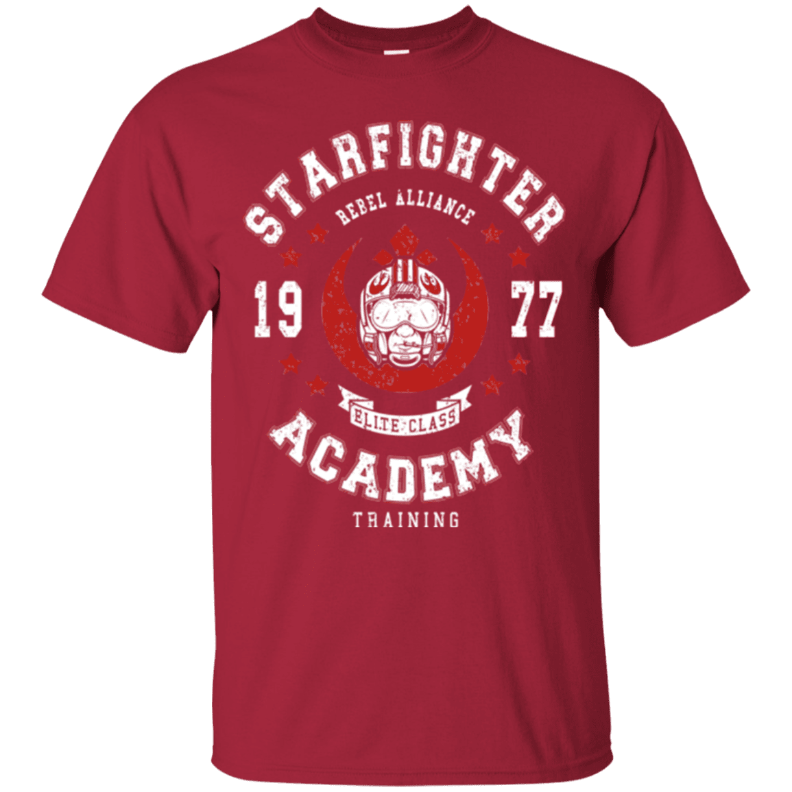 T-Shirts Cardinal / Small Starfighter Academy 77 T-Shirt