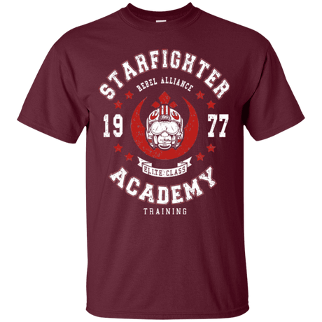 T-Shirts Maroon / Small Starfighter Academy 77 T-Shirt