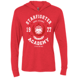 T-Shirts Vintage Red / X-Small Starfighter Academy 77 Triblend Long Sleeve Hoodie Tee