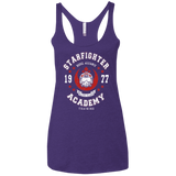 T-Shirts Purple / X-Small Starfighter Academy 77 Women's Triblend Racerback Tank