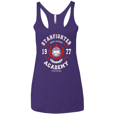 T-Shirts Purple / X-Small Starfighter Academy 77 Women's Triblend Racerback Tank