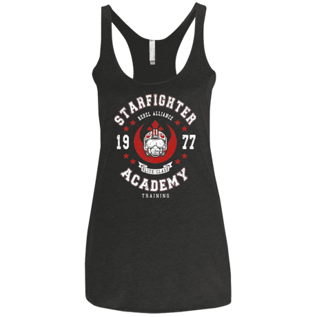 T-Shirts Vintage Black / X-Small Starfighter Academy 77 Women's Triblend Racerback Tank