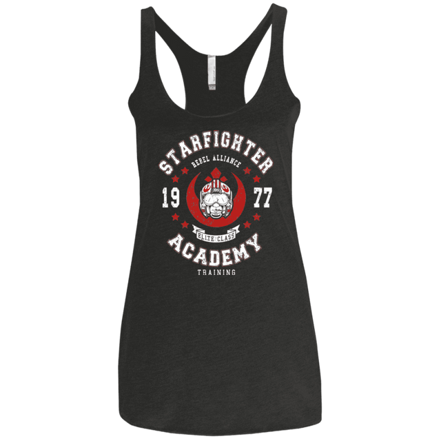 T-Shirts Vintage Black / X-Small Starfighter Academy 77 Women's Triblend Racerback Tank