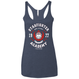 T-Shirts Vintage Navy / X-Small Starfighter Academy 77 Women's Triblend Racerback Tank