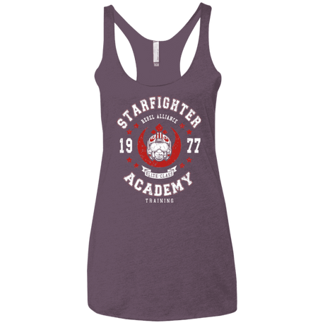 T-Shirts Vintage Purple / X-Small Starfighter Academy 77 Women's Triblend Racerback Tank