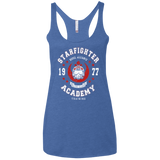 T-Shirts Vintage Royal / X-Small Starfighter Academy 77 Women's Triblend Racerback Tank