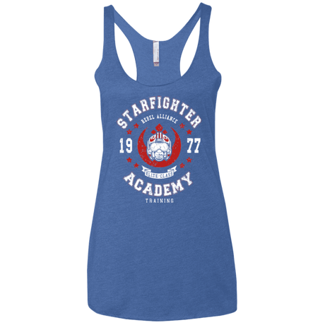 T-Shirts Vintage Royal / X-Small Starfighter Academy 77 Women's Triblend Racerback Tank