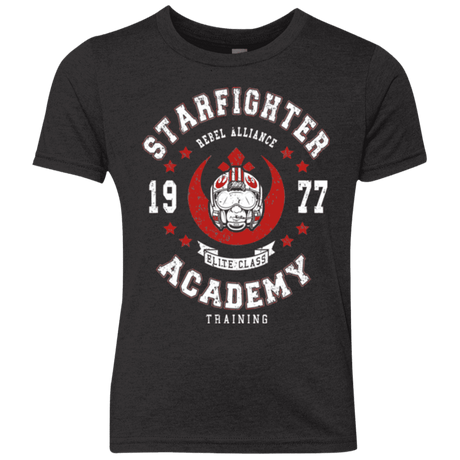 T-Shirts Vintage Black / YXS Starfighter Academy 77 Youth Triblend T-Shirt