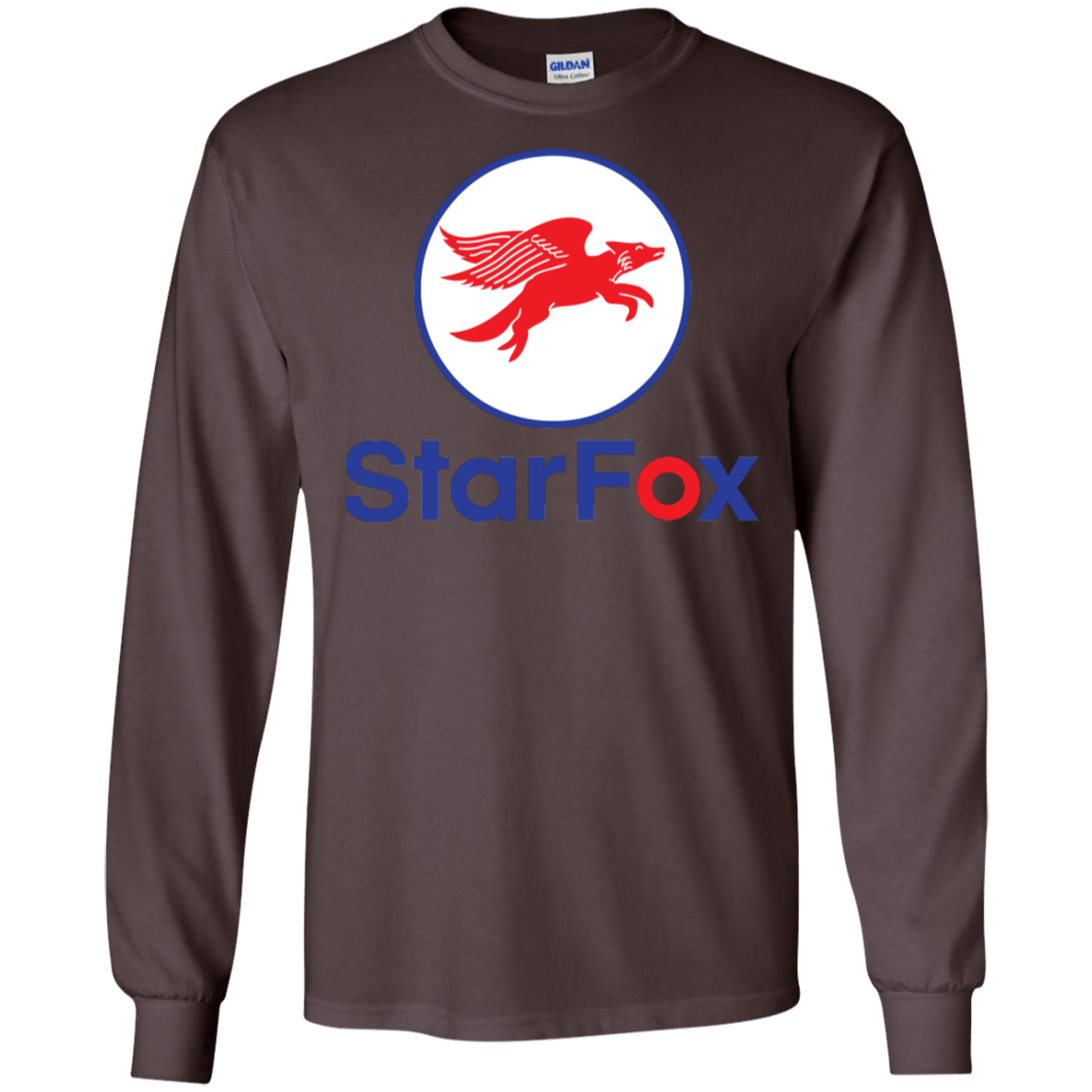 T-Shirts Dark Chocolate / S Starfox Men's Long Sleeve T-Shirt