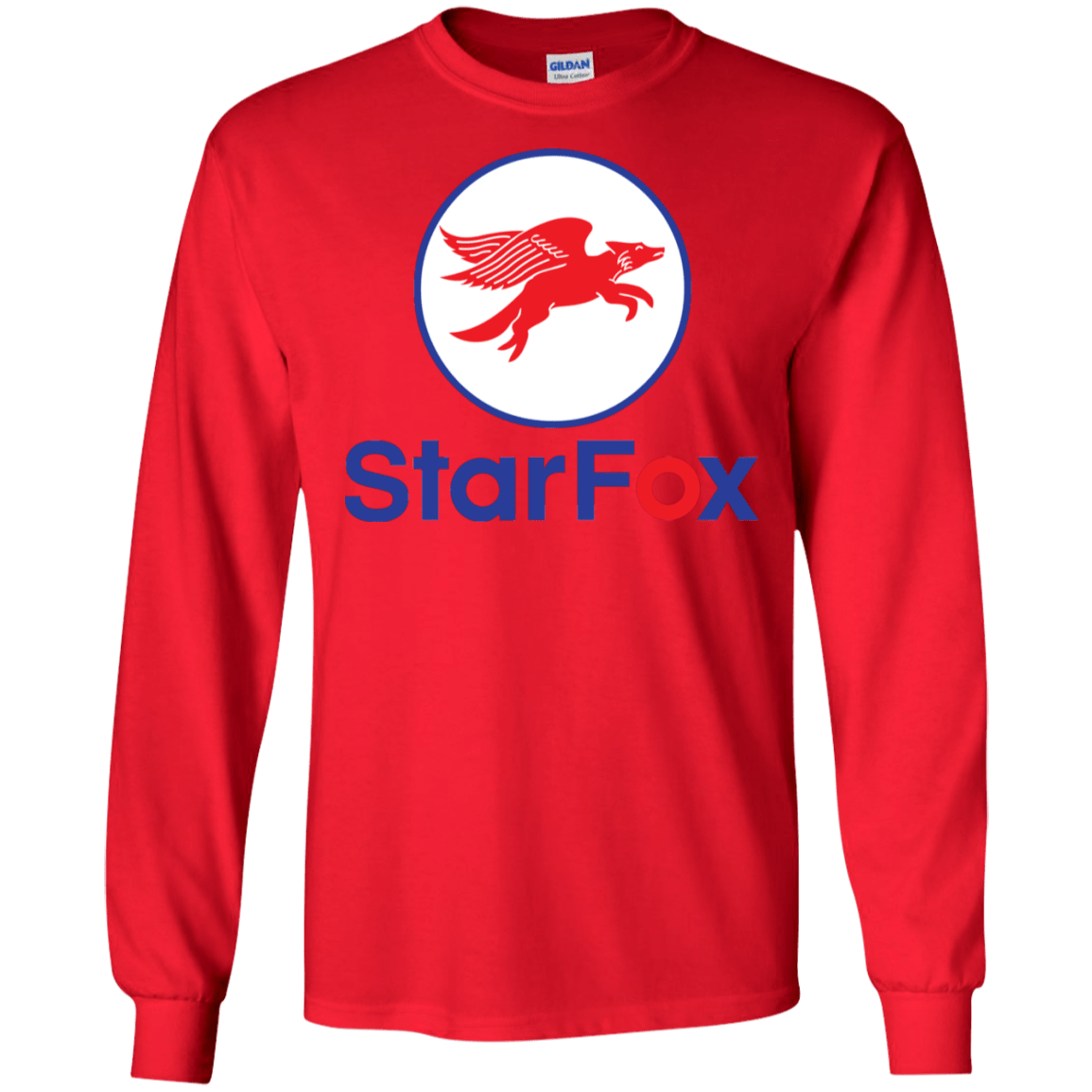 T-Shirts Red / S Starfox Men's Long Sleeve T-Shirt
