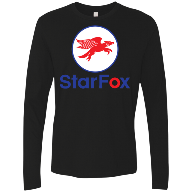 T-Shirts Black / S Starfox Men's Premium Long Sleeve