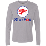 T-Shirts Heather Grey / S Starfox Men's Premium Long Sleeve