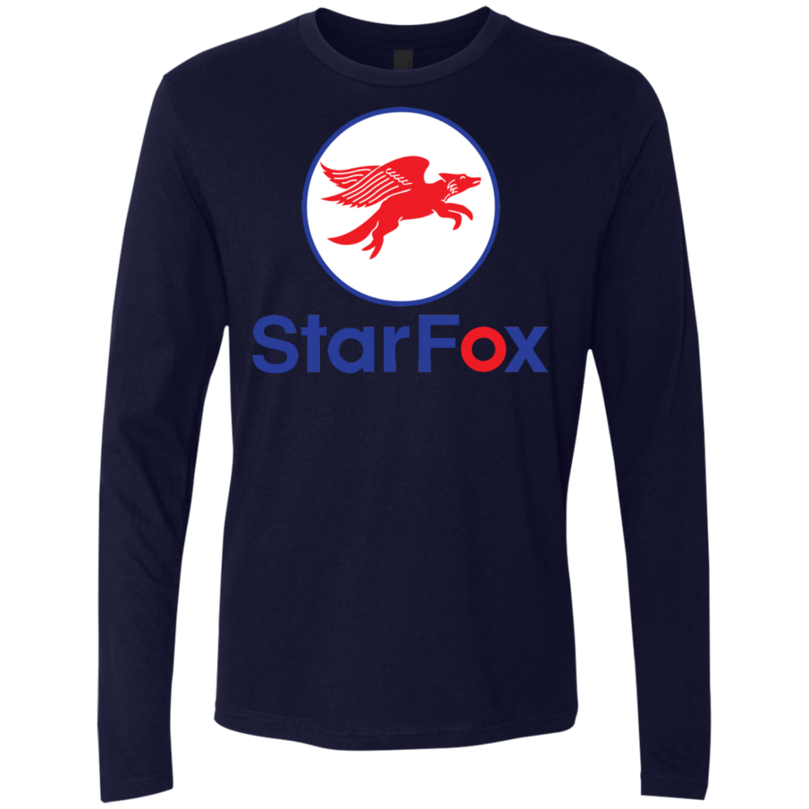 T-Shirts Midnight Navy / S Starfox Men's Premium Long Sleeve