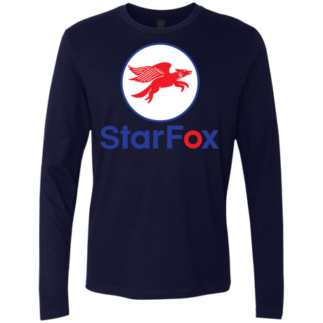 T-Shirts Midnight Navy / S Starfox Men's Premium Long Sleeve