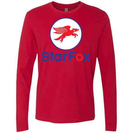 T-Shirts Red / S Starfox Men's Premium Long Sleeve
