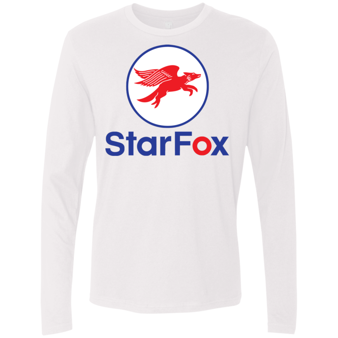 T-Shirts White / S Starfox Men's Premium Long Sleeve