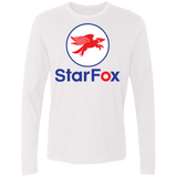 T-Shirts White / S Starfox Men's Premium Long Sleeve