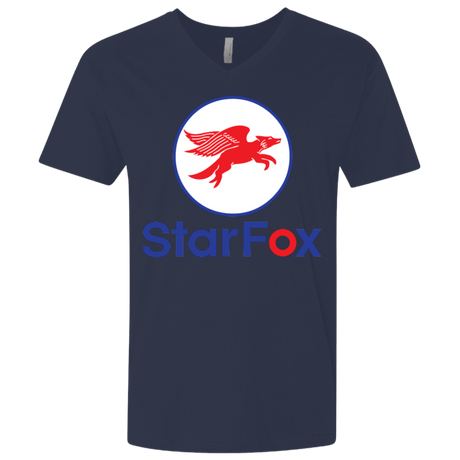 T-Shirts Midnight Navy / X-Small Starfox Men's Premium V-Neck