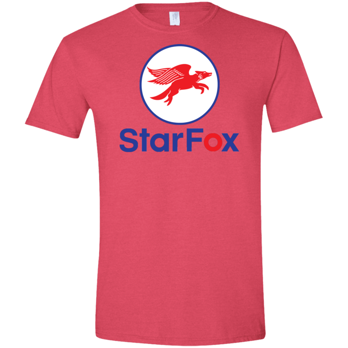 T-Shirts Heather Red / S Starfox Men's Semi-Fitted Softstyle