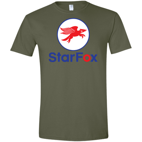 T-Shirts Military Green / S Starfox Men's Semi-Fitted Softstyle
