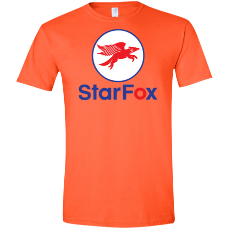 T-Shirts Orange / S Starfox Men's Semi-Fitted Softstyle
