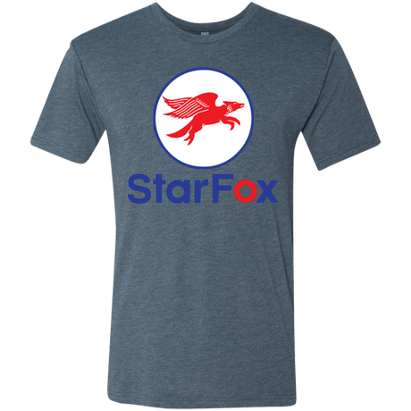 T-Shirts Indigo / S Starfox Men's Triblend T-Shirt