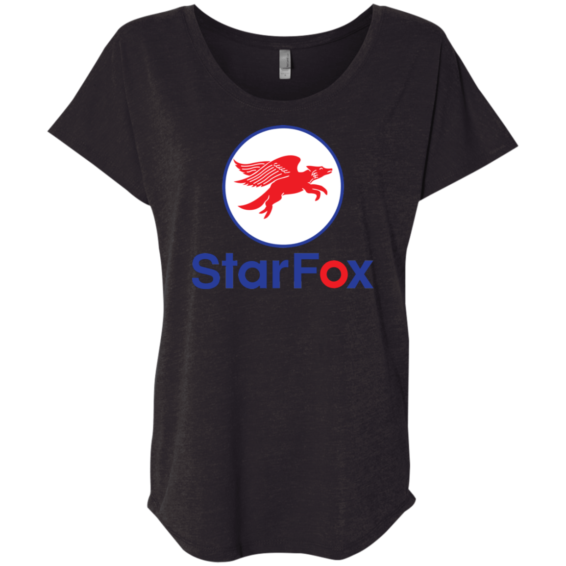 T-Shirts Vintage Black / X-Small Starfox Triblend Dolman Sleeve