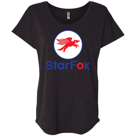T-Shirts Vintage Black / X-Small Starfox Triblend Dolman Sleeve