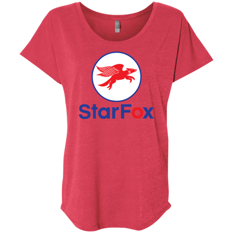 T-Shirts Vintage Red / X-Small Starfox Triblend Dolman Sleeve