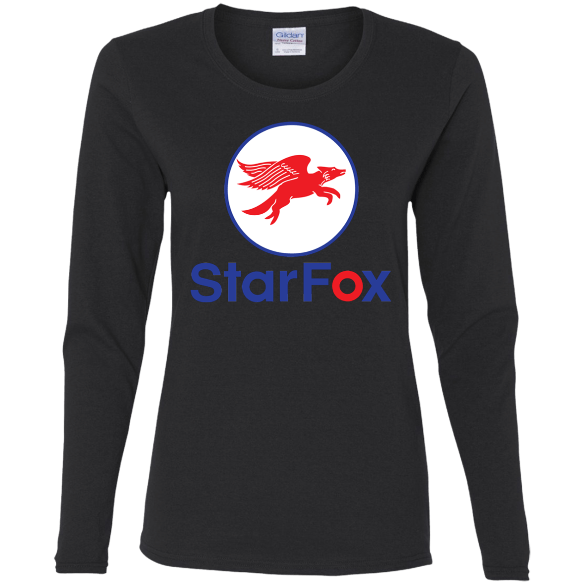 T-Shirts Black / S Starfox Women's Long Sleeve T-Shirt