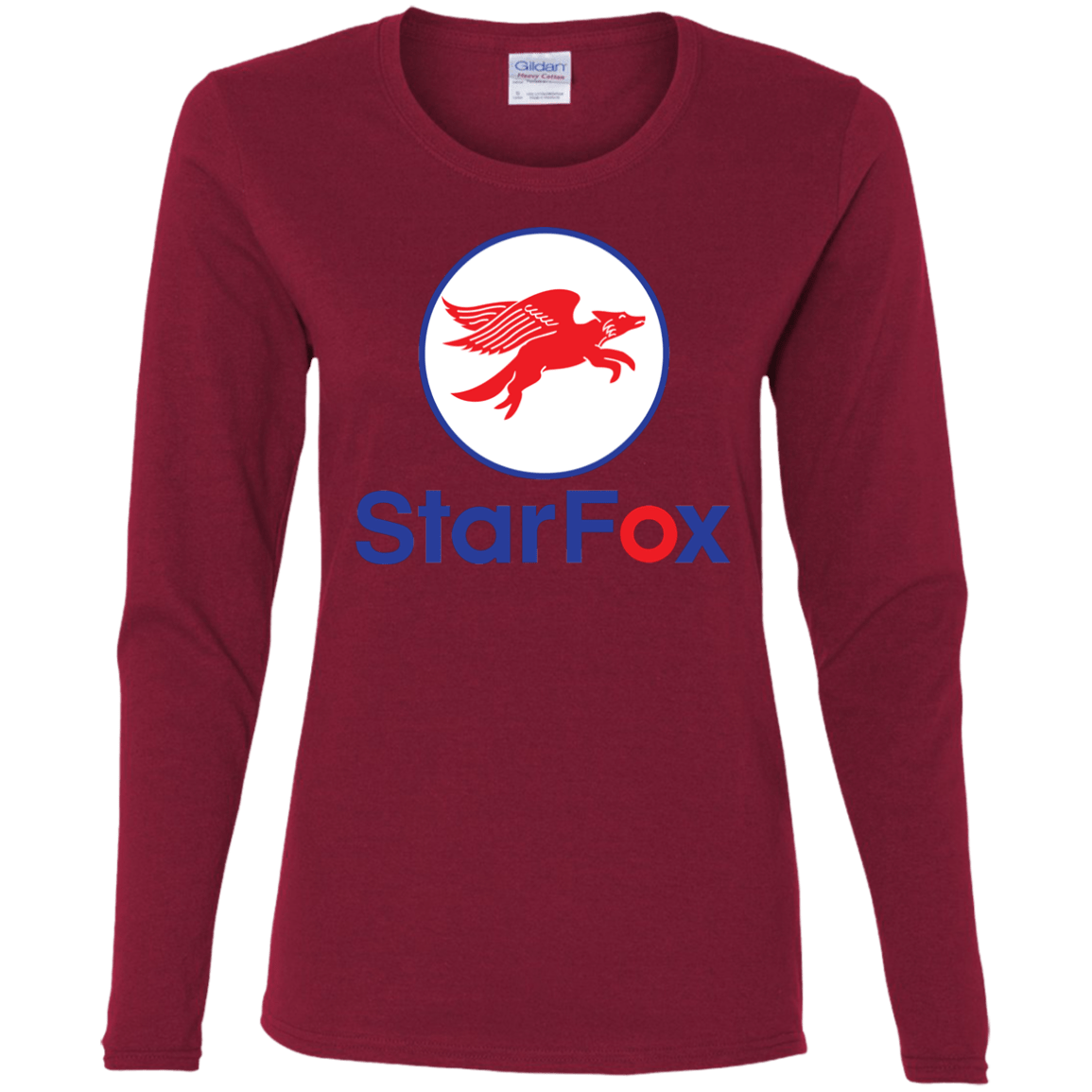 T-Shirts Cardinal / S Starfox Women's Long Sleeve T-Shirt